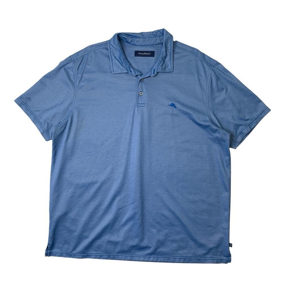 Tommy Bahama Polo Shirt Mens XXL 2XL Copen Pima Cotton Blend Short Sleeve Golf - Picture 1 of 9